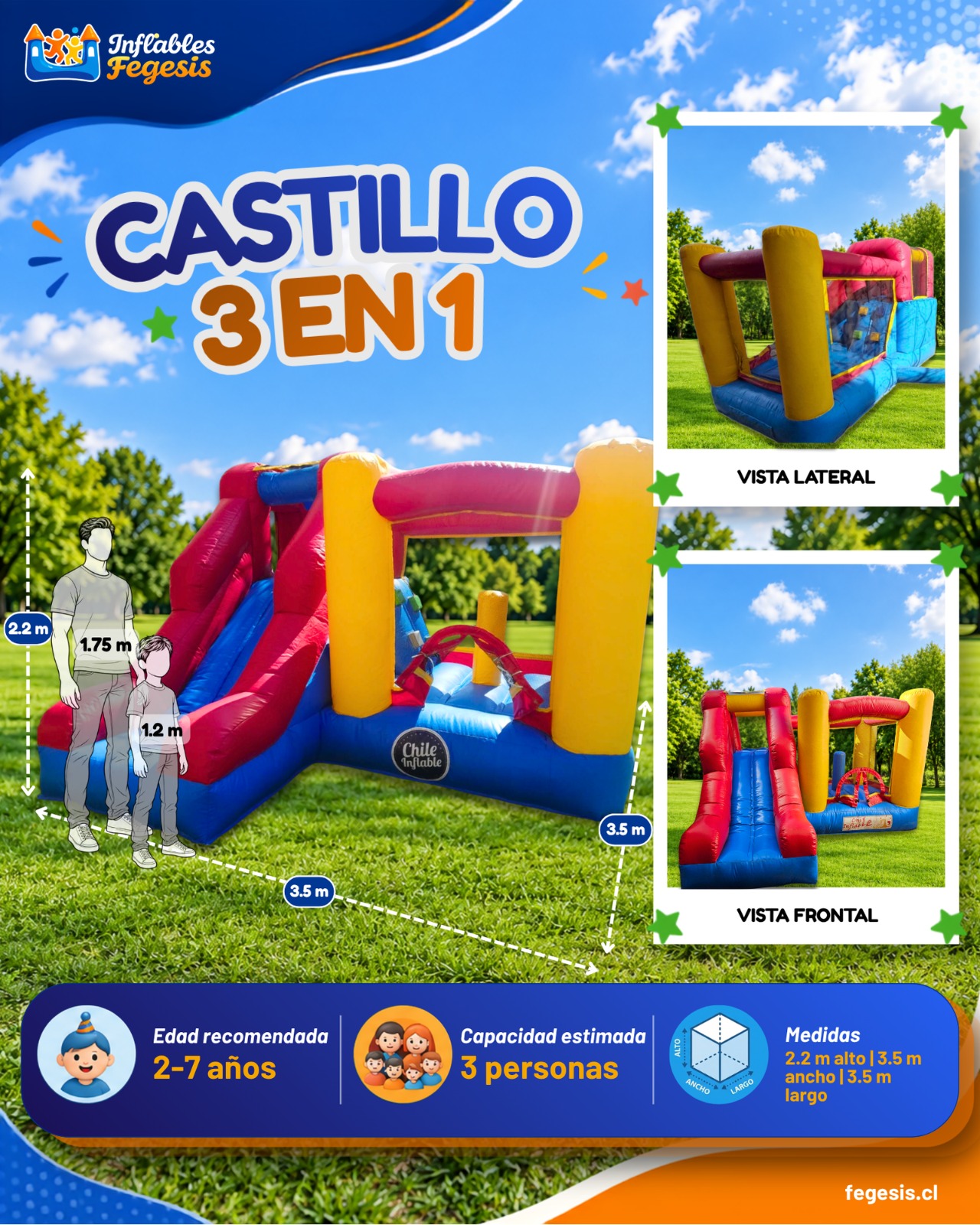 Castillo 3 en 1