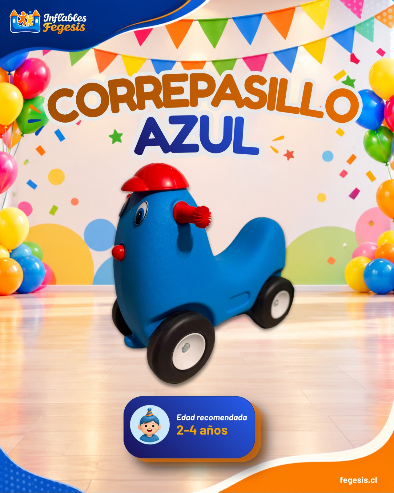 Correpasillo Azul